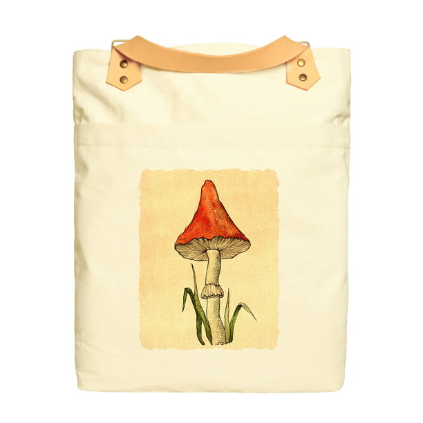 Mushrooms PICK YOUR FABRIC Custom Functional Lifestyle Bag Pick your bag style